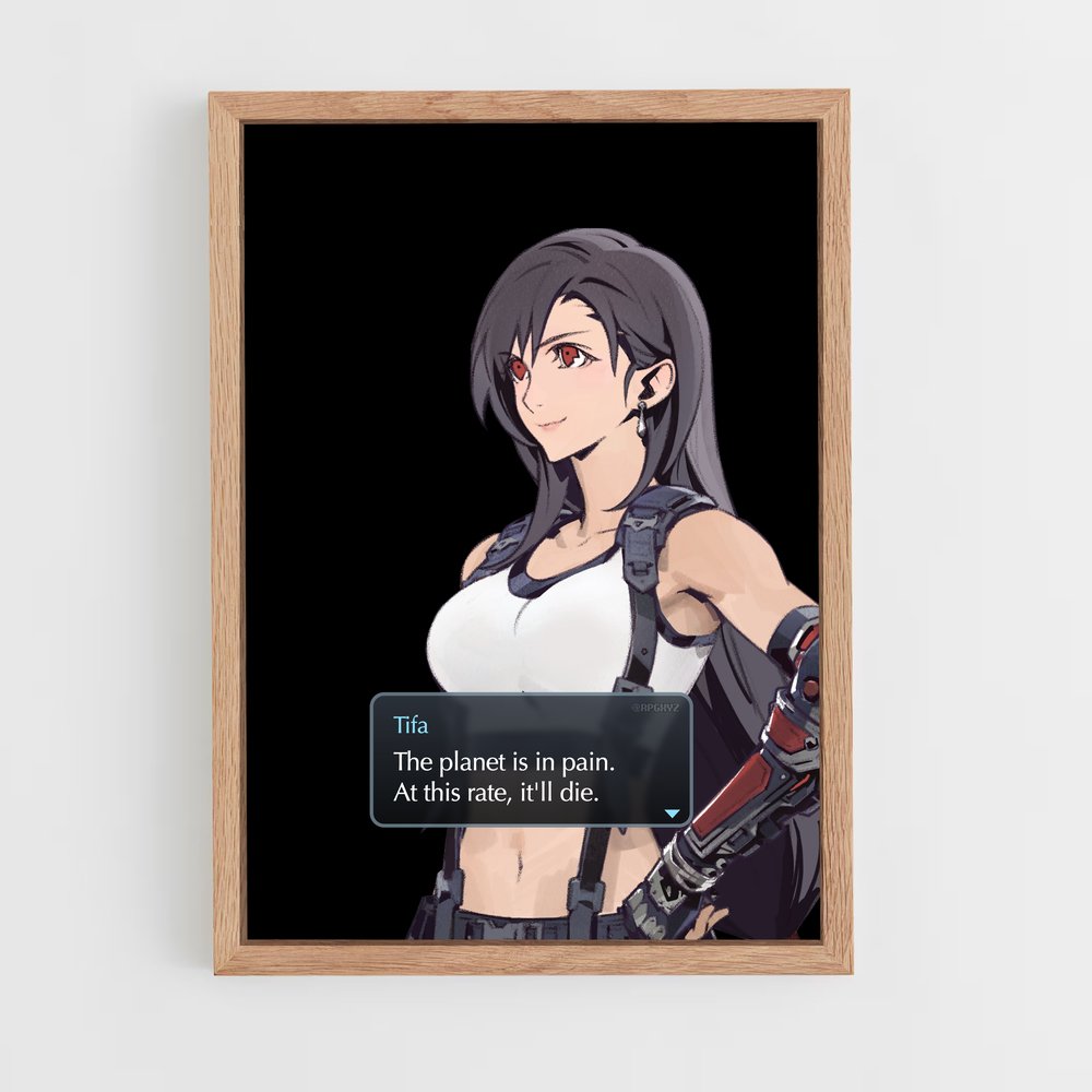Poster La Lutte pour Gaïa – affiche Final Fantasy (vue 4)